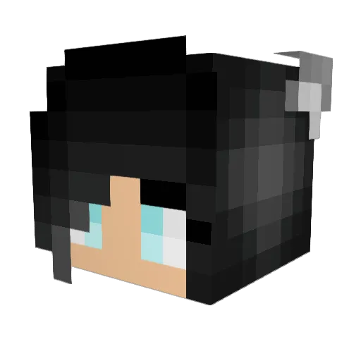 SaffronSquirrel Minecraft avatar head, 3D render