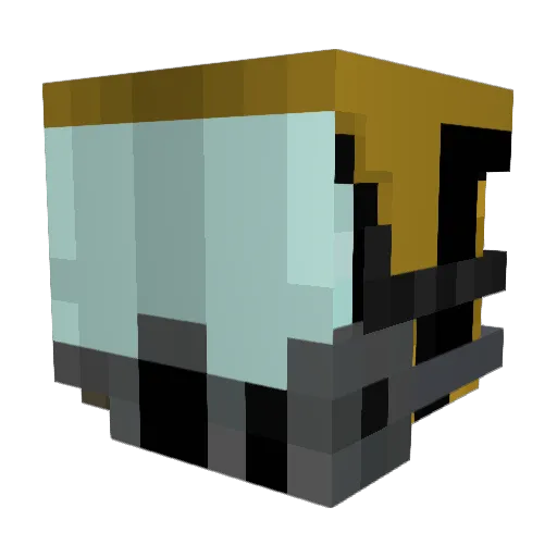 Saffron_1 Minecraft avatar head, 3D render