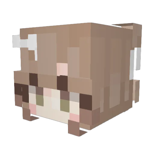 Safiyerheart Minecraft avatar head, 3D render