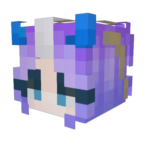 SafoMC Minecraft avatar head, 3D render