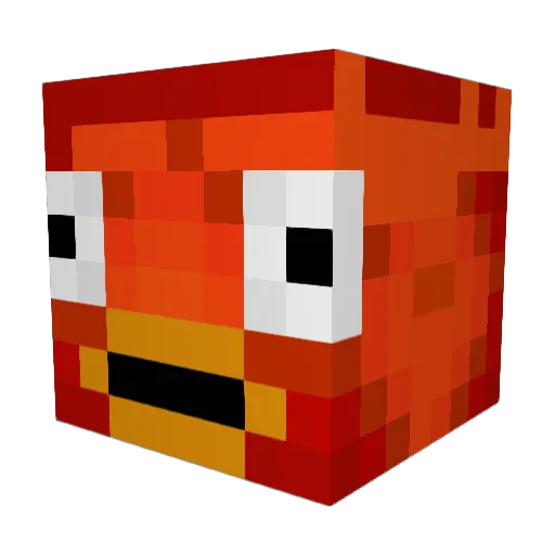 SaftSack187 Minecraft avatar head, 3D render