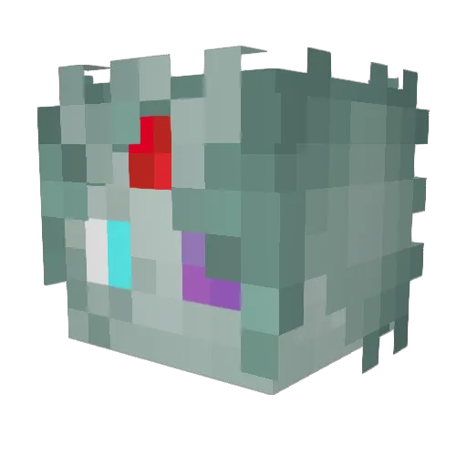 Saftl Minecraft avatar head, 3D render