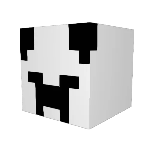 Sagara96 Minecraft avatar head, 3D render