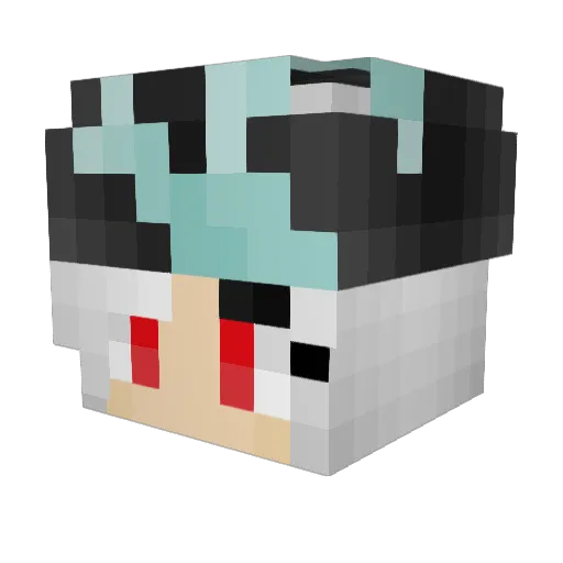 Sage731 Minecraft avatar head, 3D render