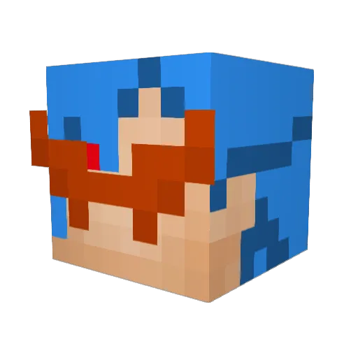 Sage93 Minecraft avatar head, 3D render