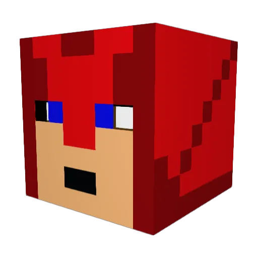 SageAssassin Minecraft avatar head, 3D render