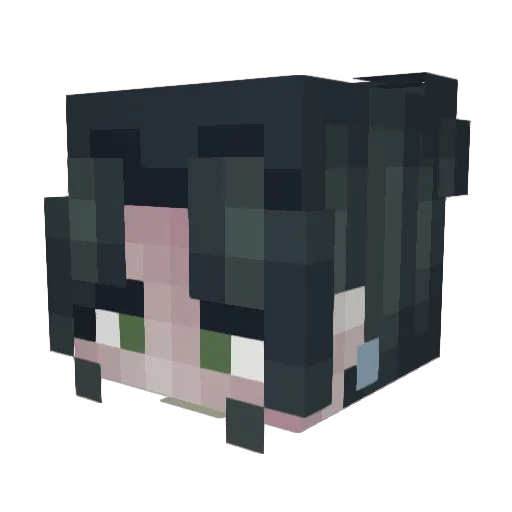 SageMoonfall Minecraft avatar head, 3D render