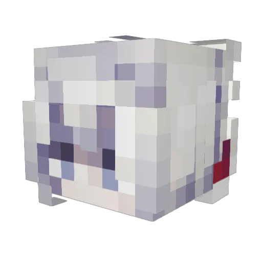 SagePlot9387321 Minecraft avatar head, 3D render