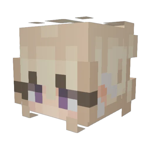 SageThySage Minecraft avatar head, 3D render