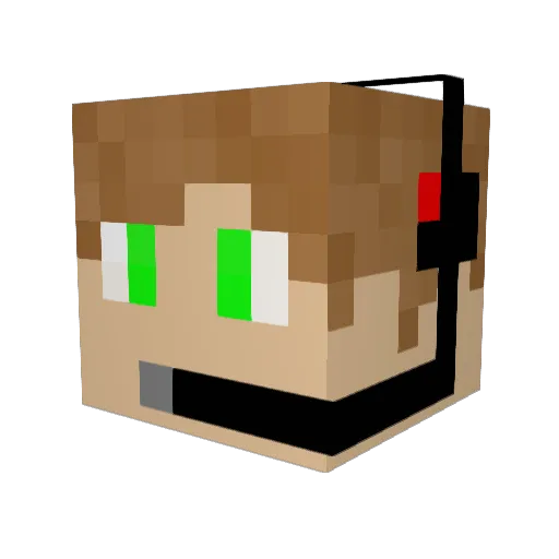 Sage_Force Minecraft avatar head, 3D render