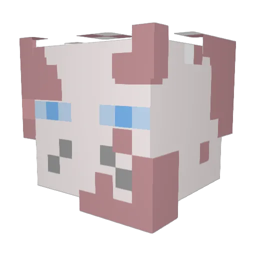 Sage_Patches Minecraft avatar head, 3D render