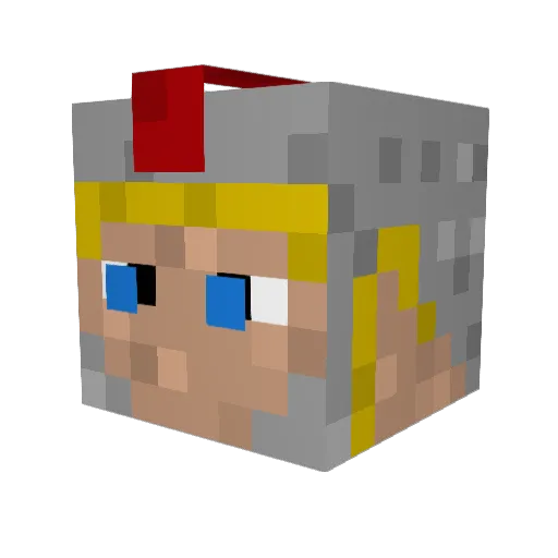 Sagebilsland Minecraft avatar head, 3D render