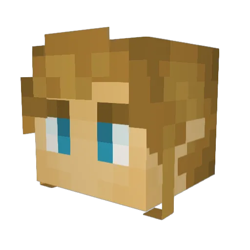 Sagegreen1414 Minecraft avatar head, 3D render