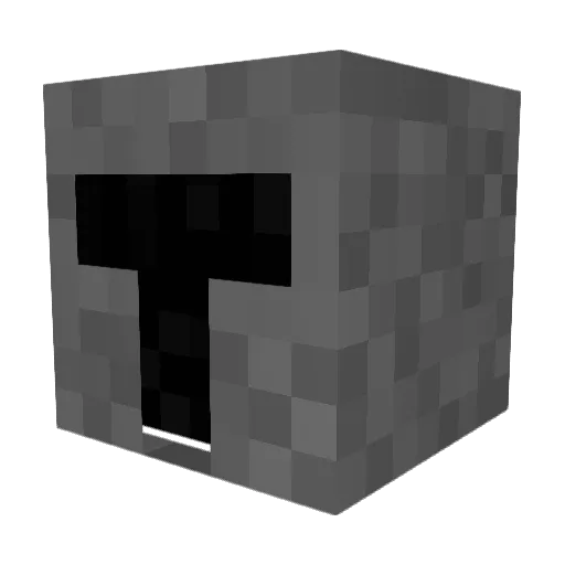 SagenV Minecraft avatar head, 3D render