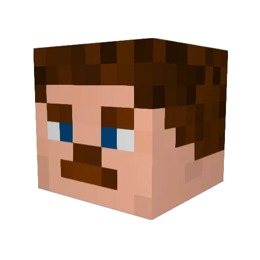 Sagent_Pascal Minecraft avatar head, 3D render
