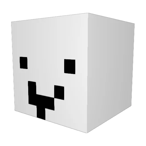 Sagipo_ Minecraft avatar head, 3D render