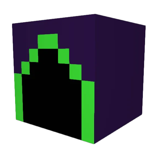 SagraVy Minecraft avatar head, 3D render