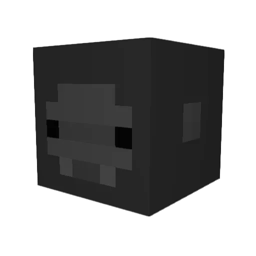 Sagu777 Minecraft avatar head, 3D render