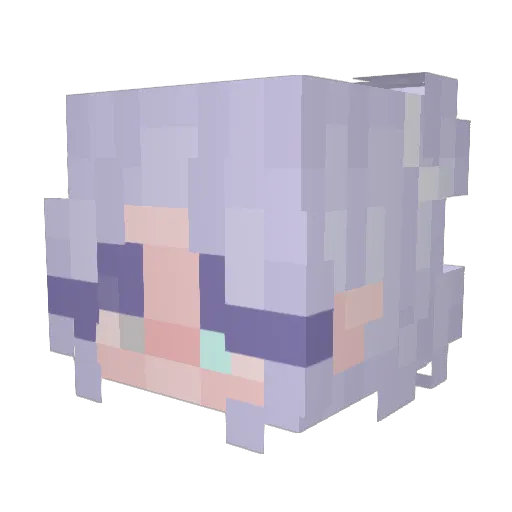 SahRem Minecraft avatar head, 3D render