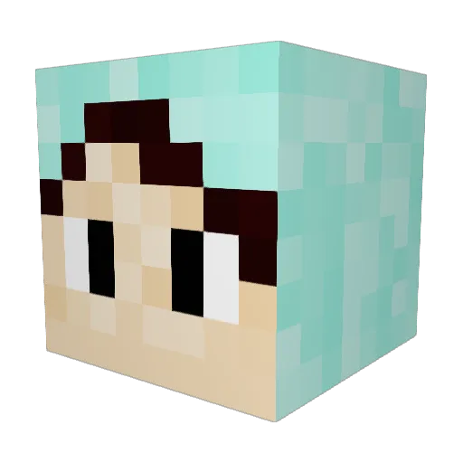 Sahak282 Minecraft avatar head, 3D render