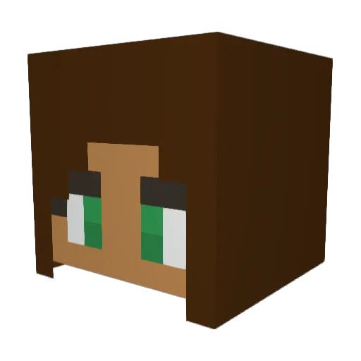Sahara2004 Minecraft avatar head, 3D render