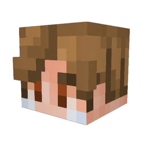 Sahara_36 Minecraft avatar head, 3D render