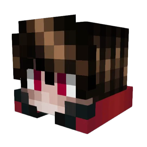SahiamMrn Minecraft avatar head, 3D render