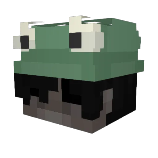Sahikoz Minecraft avatar head, 3D render