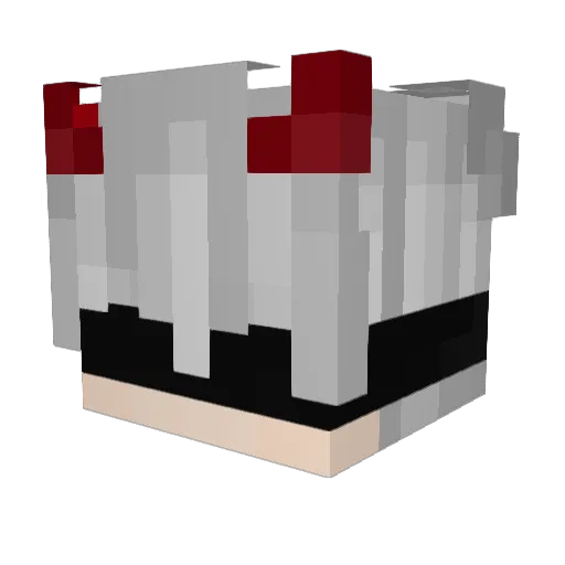 SahkyTheBest Minecraft avatar head, 3D render