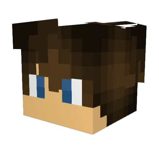 Sahome32 Minecraft avatar head, 3D render