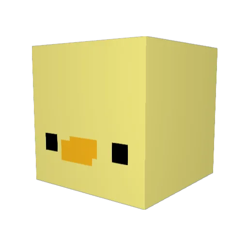 Sahrguhl Minecraft avatar head, 3D render