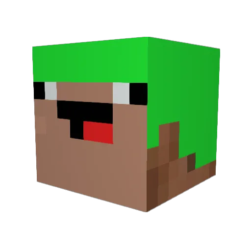 Sahtizade Minecraft avatar head, 3D render