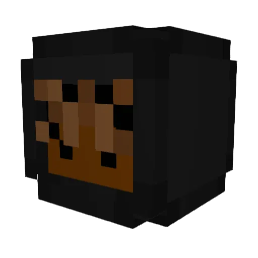 SaiJT Minecraft avatar head, 3D render