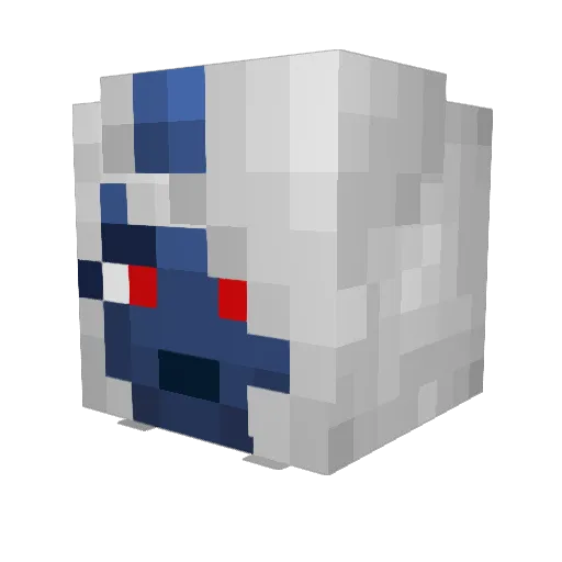 SaiTheAbsol Minecraft avatar head, 3D render