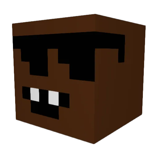 SaiVxbz Minecraft avatar head, 3D render