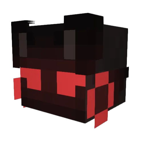 Sai_Ex Minecraft avatar head, 3D render