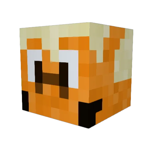 Saibel24 Minecraft avatar head, 3D render
