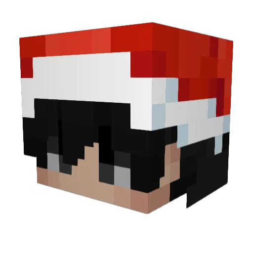 Saibo_o Minecraft avatar head, 3D render