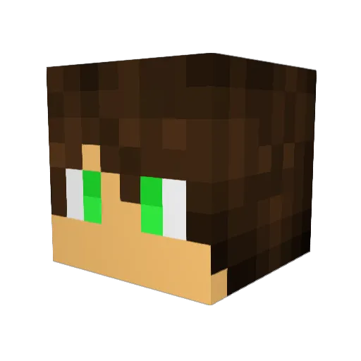 Saibot66 Minecraft avatar head, 3D render