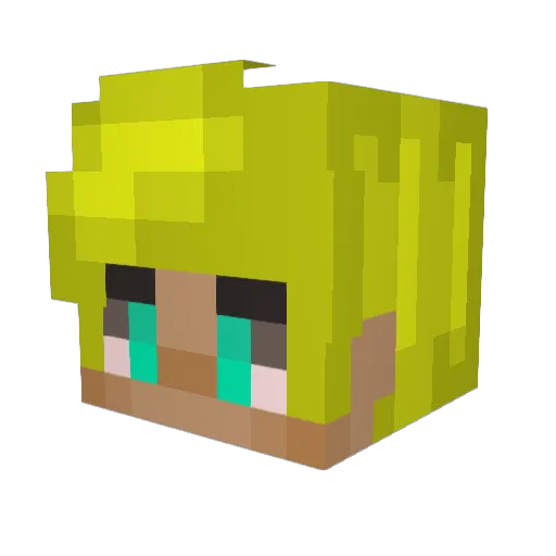SaidProGamer Minecraft avatar head, 3D render