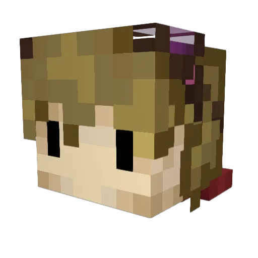 SaifSML Minecraft avatar head, 3D render