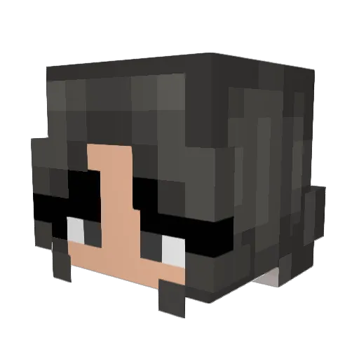 Saiki_Queen Minecraft avatar head, 3D render