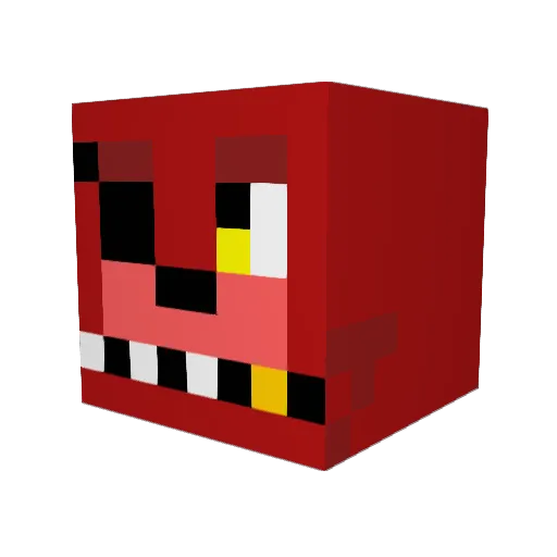 Saikimi Minecraft avatar head, 3D render