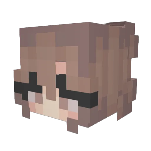 Saiko26 Minecraft avatar head, 3D render