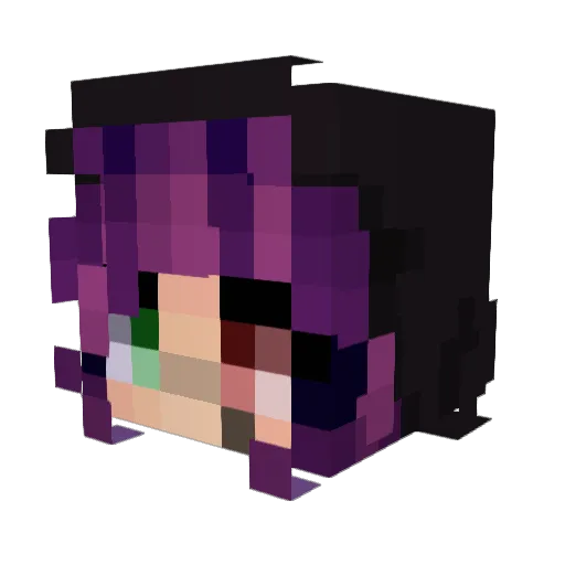 Saikt Minecraft avatar head, 3D render