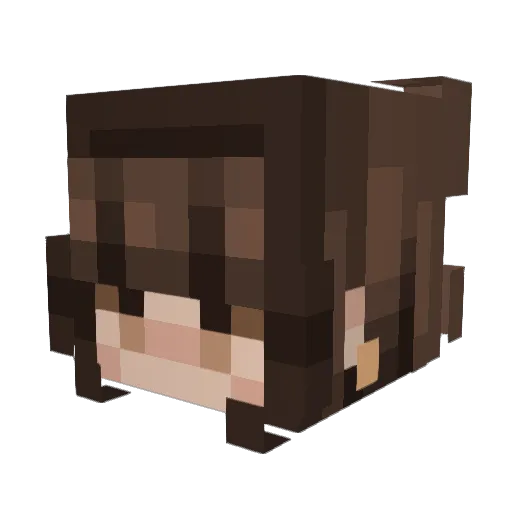 SailBay Minecraft avatar head, 3D render