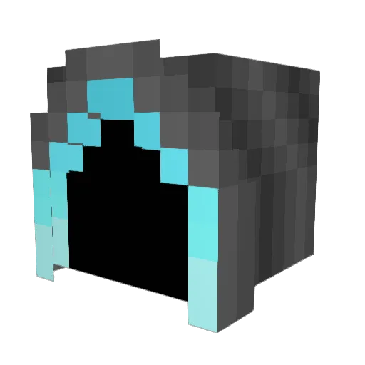 SailNorth Minecraft avatar head, 3D render