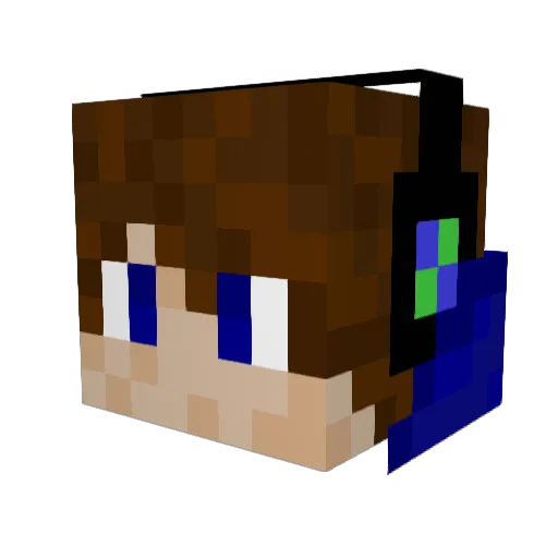 SailedOak Minecraft avatar head, 3D render
