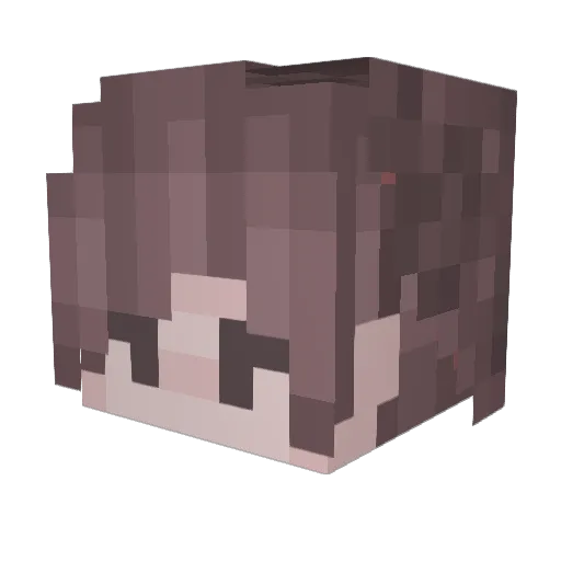 Sailing7 Minecraft avatar head, 3D render