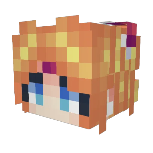 SailorCharlie Minecraft avatar head, 3D render